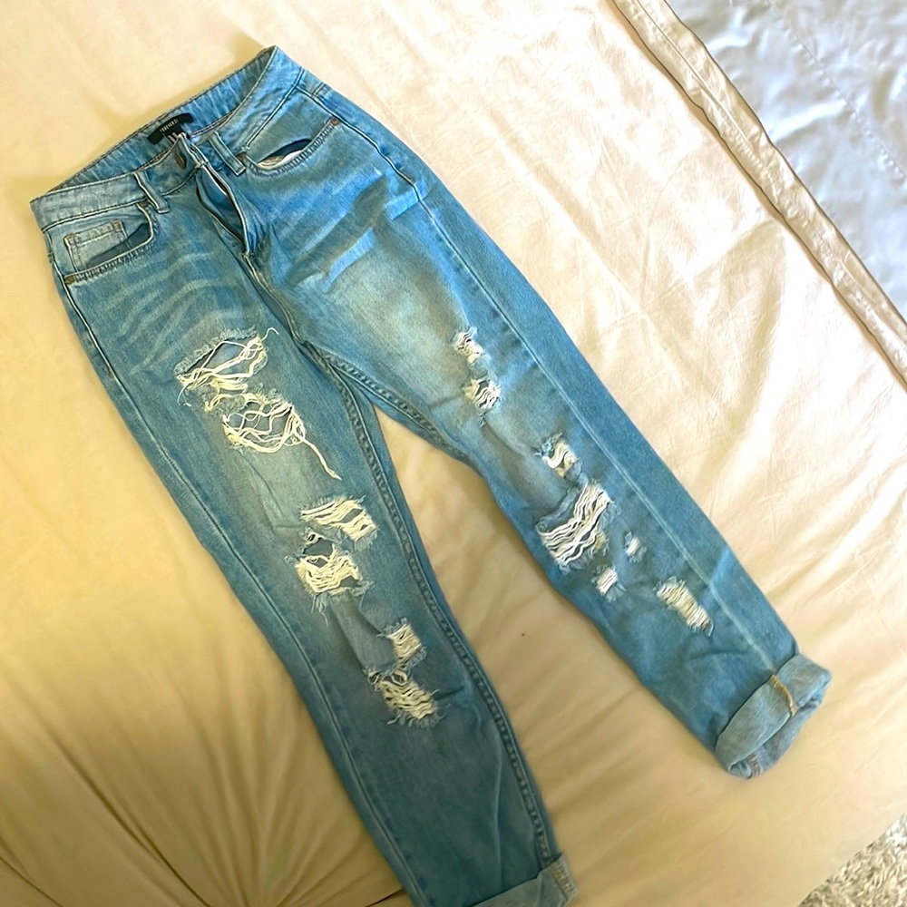 Ripped mom Jeans